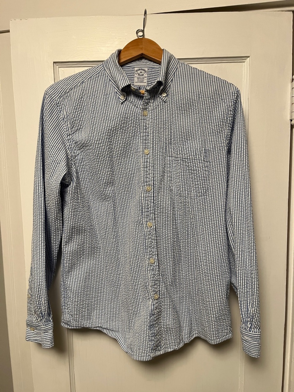 Brooks Brothers Stretch Seersucker Button-Down Shirt